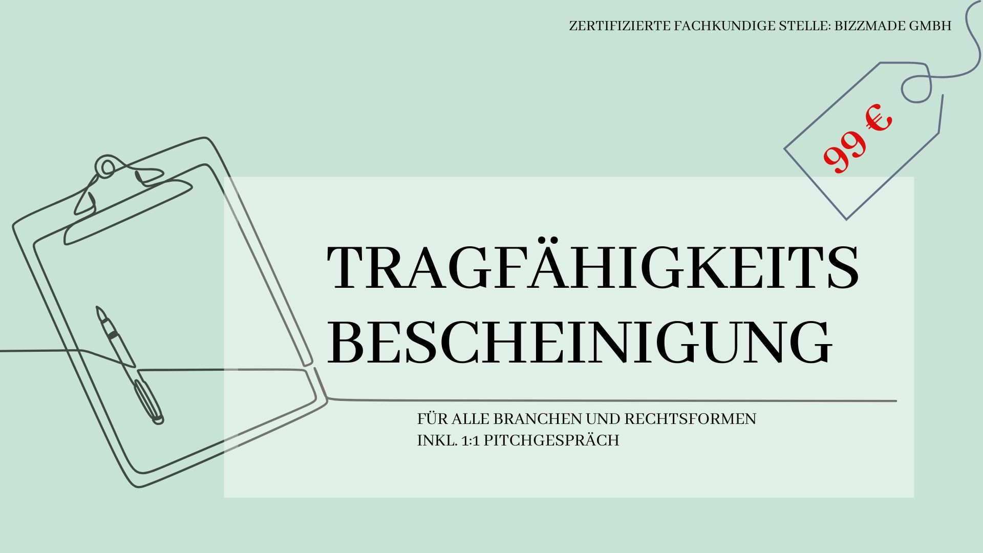 Fachkundige Stellungnahme für deine Gründung
